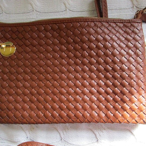 Other - Vegan Woven Crossbody Purse